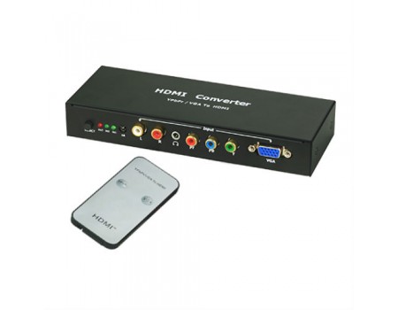 VGA/YPbPr to HDMI Converter