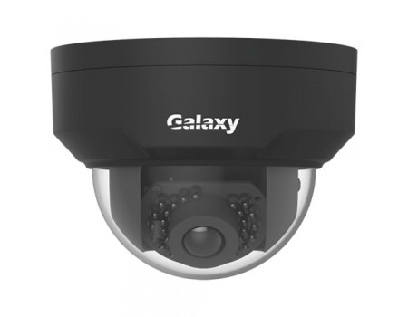 Galaxy Pro Series 4MP IR Mini Dome Camera - 2.8mm Black