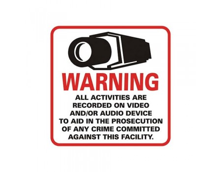 CCTV Warning Sign