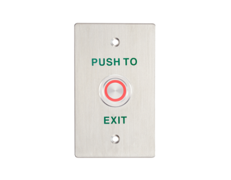 Piezoelectric Round Exit Button