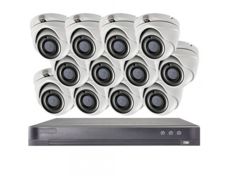 Galaxy Platinum 5MP 12Channel 12Cameras TVI Package